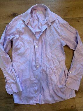 Eton Men's Light Lilac Button-Down Dress Shirt